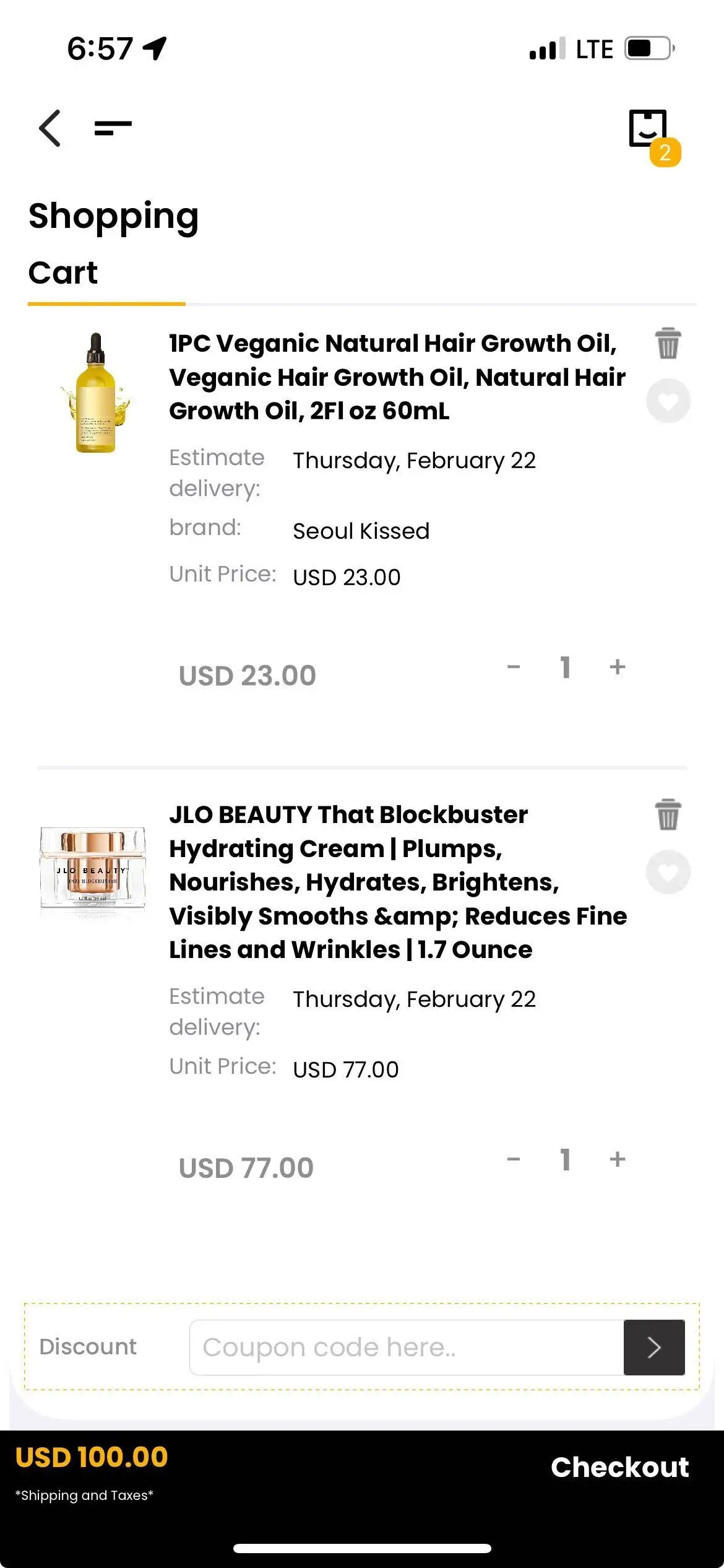 fill your cart with delights