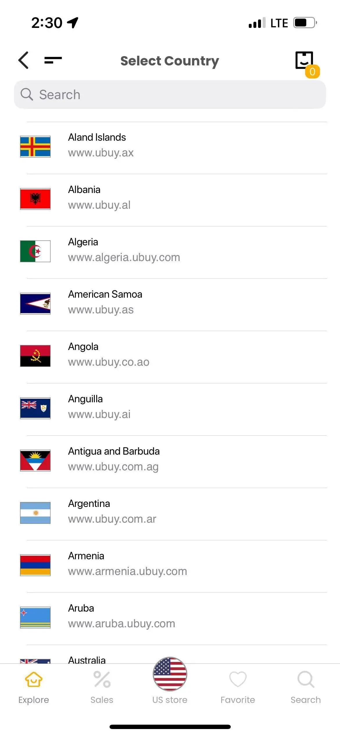 choose your destination