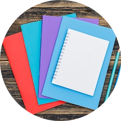 notebooks and papers