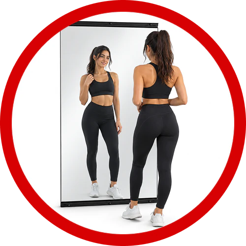 AI-powered fitness mirror for workouts