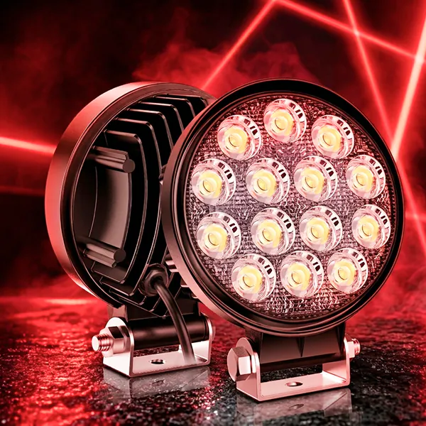 Bright LED fog lights for vehicles