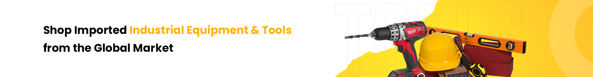 industrial equipment banner