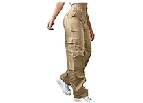 Women High Waisted Cargo Pants