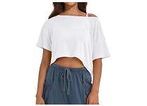 Women Oversized Boat Necked Tops