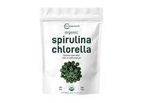 organic spirulina chlorella herbal supplement