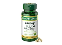 nature's bountry ginkgo biloba herbal supplements box
