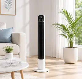 tall-pedestal-tower-fan-blowing