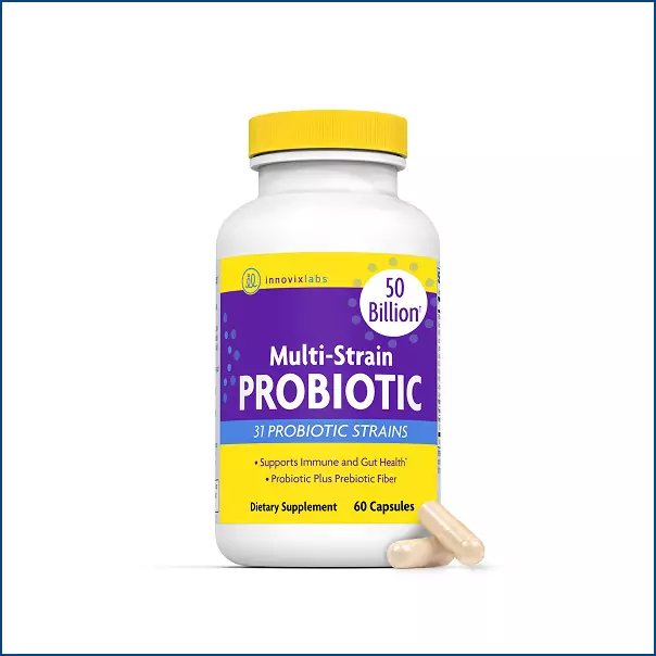 multi-strain probiotic capsules for gut health and immunity