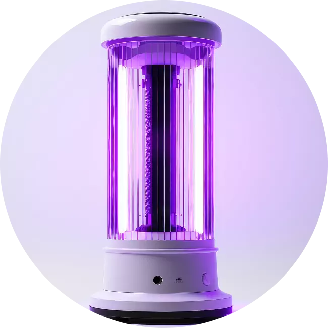 portable uv-c sanitizer box for phones and small gadgets