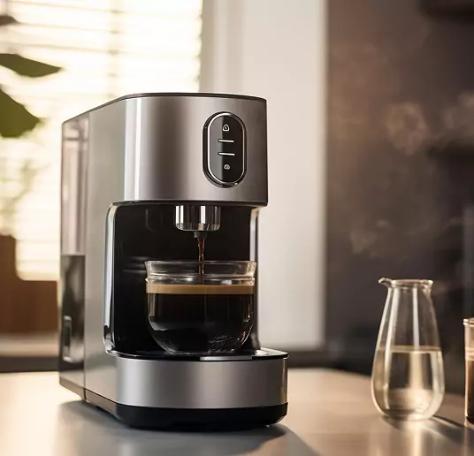 coffee machine for serving guests on eid