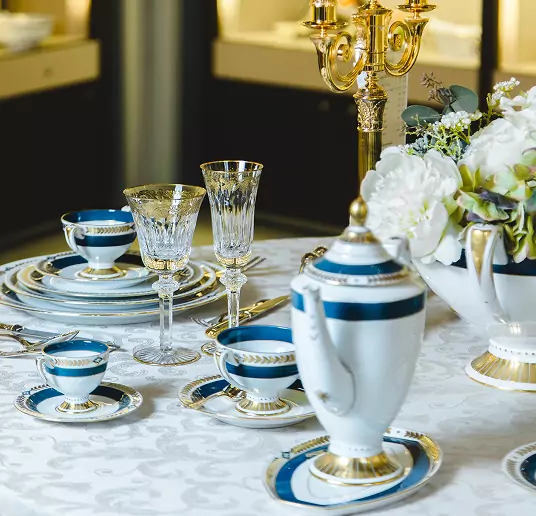 festive dinnerware set for eid table