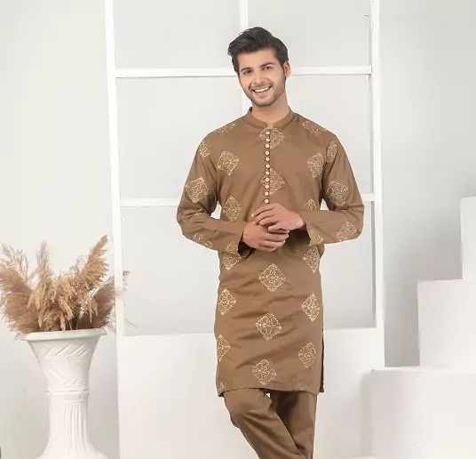 men wearing traditional kurta pyjama sets for eid celebration