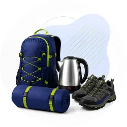 Camping and hiking gear for outdoor adventures