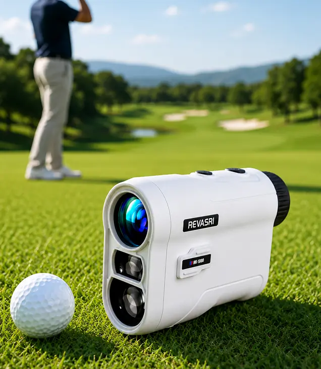 Golf GPS watch, rangefinder and launch monitor