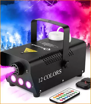 Fog machine for haunted Halloween atmosphere