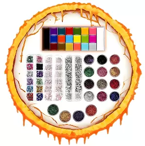 glitter body paint for halloween look