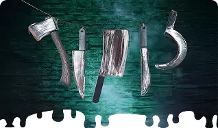 fake weapons for halloween costumes and props