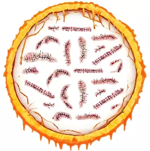 fake blood and wound makeup set