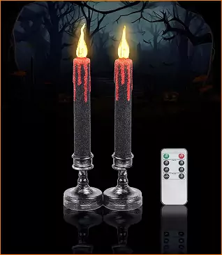 glow sticks and candles for halloween parties