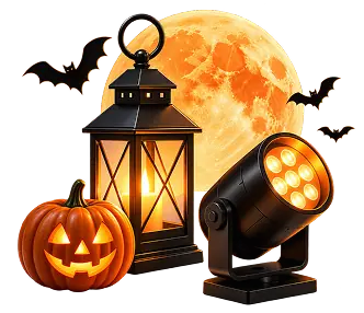 creepy halloween lighting