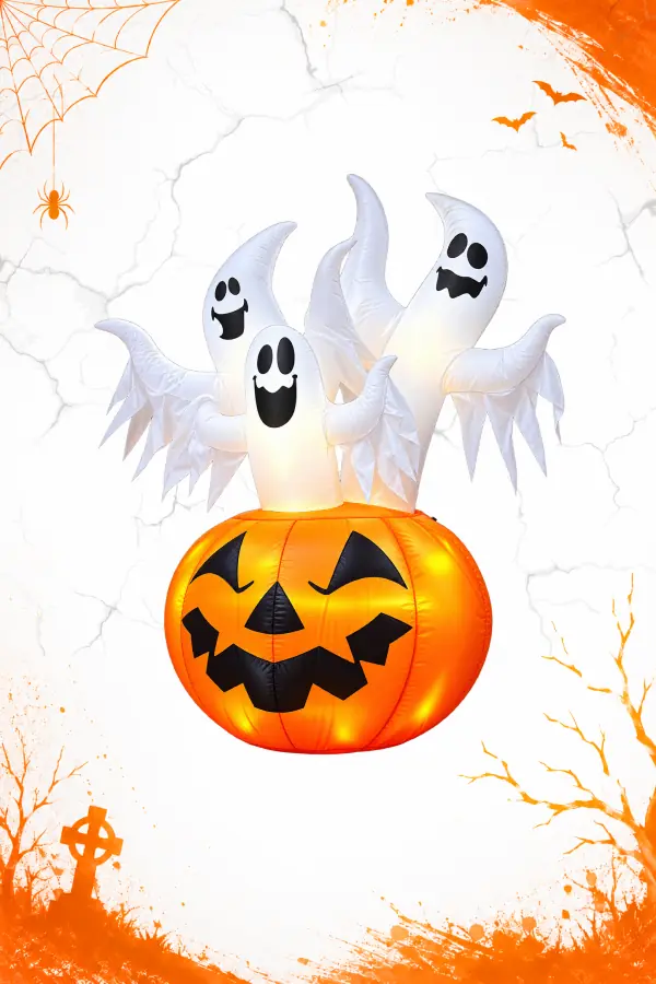 halloween inflatable yard ghost