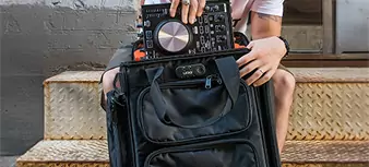 music producer-style backpack