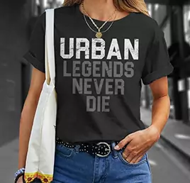 urban legends graphic t-shirt