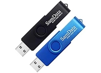 two usb flash drivers