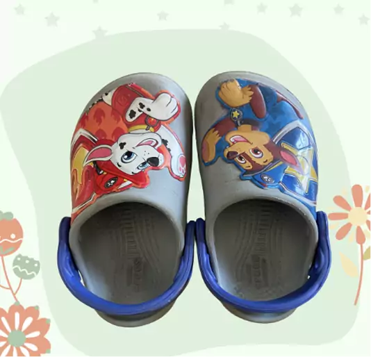 paw patrol design crocs for toddlers