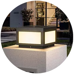 waterproof outdoor pillar lighting