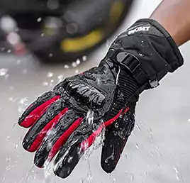 rainproof gloves for motorbike riders
