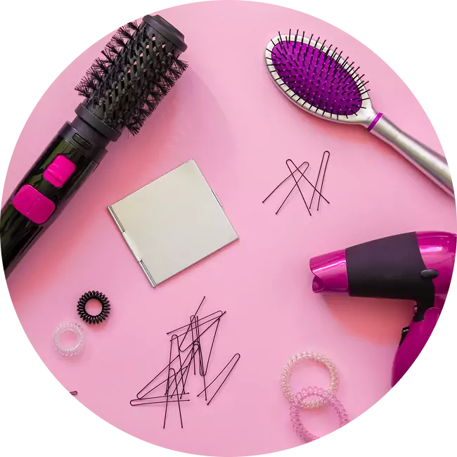 styling tools and equipment