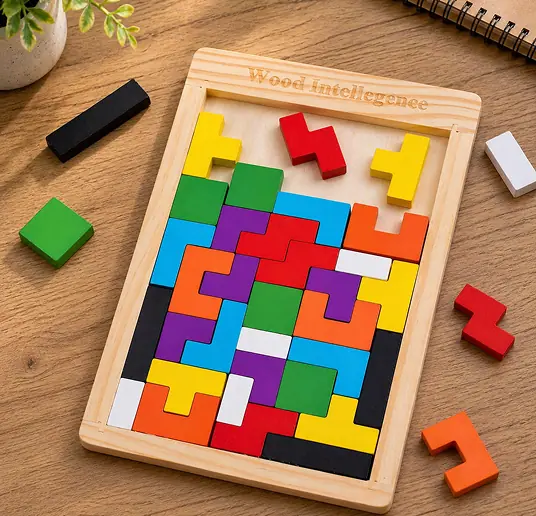 Puzzles and board games for kids
