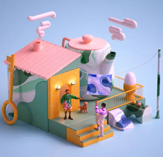 Miniature playsets for kids
