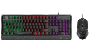 Vertux Orion Backlit Ergonomic Wired Gaming Keyboard & Mouse