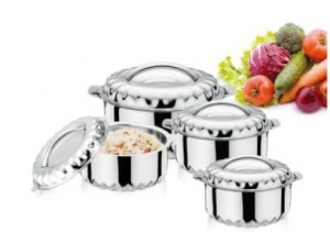 Sumo Soup Pot 4 Piece Set - Stainless Steel Ware