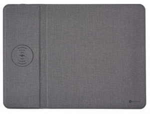 Coteetci Wireless Charger Mouse Pad Mat Fast 10W Qi Charging - Grey