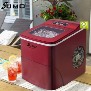 Sumo 90W Portable Ice Maker and Thermos Container - Red SX-9050