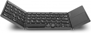 Foldable Bluetooth Keyboard for All Smart Phones and Tablets - Black