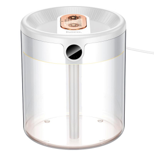 HOCO Air Humidifier Dual Spray Humidifier With Digital Display - Clear