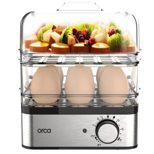 Orca Egg Boiler 8 Eggs 400W - Stainless Steel