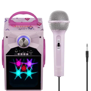 Disney Frozen Kids Karaoke Bluetooth Speaker with Wired Microphone