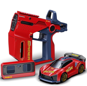 3-in-1 Remote Control Car Toy for Kids with Infrared Shooting - Red & Blue