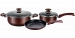 Hamilton Beach 5 Pc Tulip Cookware Set
