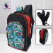 Chip Craft Shoulder Bag - Black Red