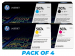 HP 507A Toner Cartridge- Pack of 4