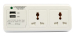 Terminator 2 Way Universal Socket Multi Adaptor  - TMA-2U-WOS
