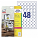 Avery Weatherproof Heavy-duty Labels, 960 Labels Per 20 Pages - L4716-20