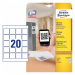Avery White Qr Code Labels, Optimized for Qr Code Printing, for All Printers, 500 Labels/ Pack - L7121-25