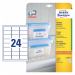 Avery Freezer Labels, 600 Labels - 25 Pages